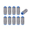 sourcing map Straight Push to Connector Reducer Fitting 10mm to