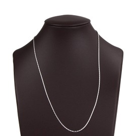 DUR Chains 925 Sterling Silver rhodium plated all variations Ladies, Silver, silver