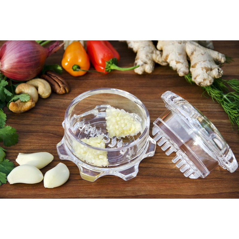 Garlic Twister 3rd Gen - For Garlic/Herb/Nuts, Garlic Press Kitchen