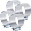 8pcs 5 Inch 5" Stainless Steel Butt Joint Band Exhaust