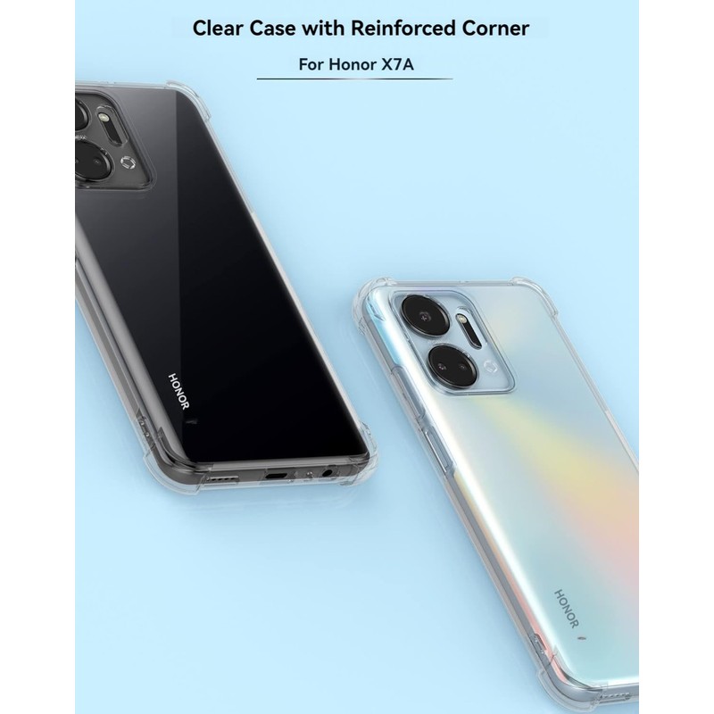 USTIYA Funda para Honor X7A 4G Case Uso Rudo Bumper,Shock-Absorción
