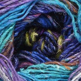Noro Silk Garden Sock Yarn - Purples, Green, Grey (411)