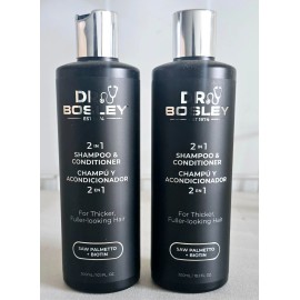 BOSLEY Dr BOSLEY 2 in 1 SHAMPOO & CONDITIONER THICKER FULLER LOOKING 10.1oz DUO