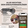 Einkaufswagenlöser ® Code24 Coin F6 / Keyring Shopping Trolley with