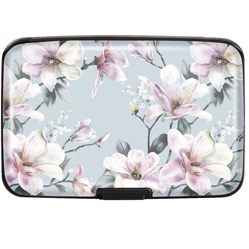 Mini Credit Card Holder for Women,RFID Blocking Slim Hard Card