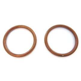 Set of 2 - Vesrah Exhaust Gasket - Compatible with Honda CA175 CL175 CB400 CM400 CB450 CM450 CB650