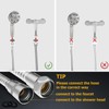 ACEFY Shower Head, Water-Saving, 1 Jet Type, Hand Shower, Solid