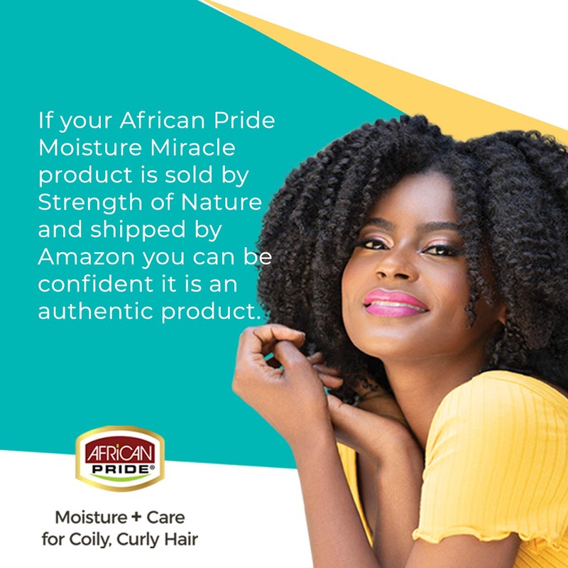 African Pride Moisture Miracle Honey & Coconut Oil Shampoo -