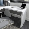 BBF Echo 36W Desk Return in Pure White and Modern