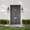 XFORT Door Knocker Polished Chrome, Victorian Urn Door Knockers for