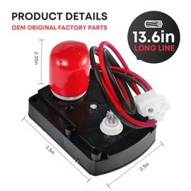 Tesidol 7286039 WS26X10021 7281291 7384691 Water Softener Valve Motor Original Equipment Manufacturer (OEM) Part Black