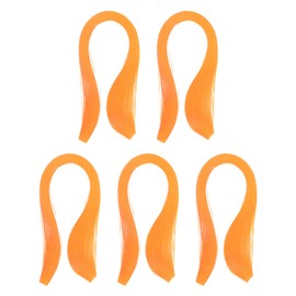 PATIKIL 600pcs Quilling Strips Paper 1/8"(3mm) 39cm Origami Paper Quilling Strip for Art DIY Hand Craft Christmas, Light Orange
