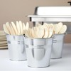 12 Pack Galvanized Metal Buckets with Handles for Party Decorations,