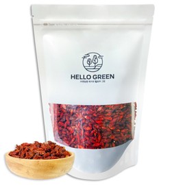 Hello Green Imported Special Sun Goji Berries 500g (Pack) / 헬로우그린 수입 특 태양 구기자 500g(팩) 고지베리