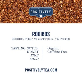 Organic Positively Tea Company, South African Rooibos Tea, Loose Leaf, 16 Ounce
