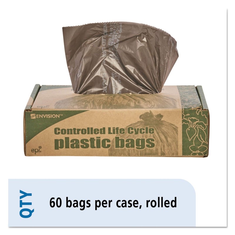 STOG3036B80 - Controlled Life-Cycle Plastic Trash Bags