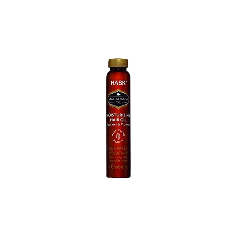 Hask Macadamia Oil Revitalizing Shine Hair Treatment, .625 Ounces