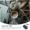 DOITOOL Chunky Faux Fur Yarn for Knitting Crocheting Soft Durable