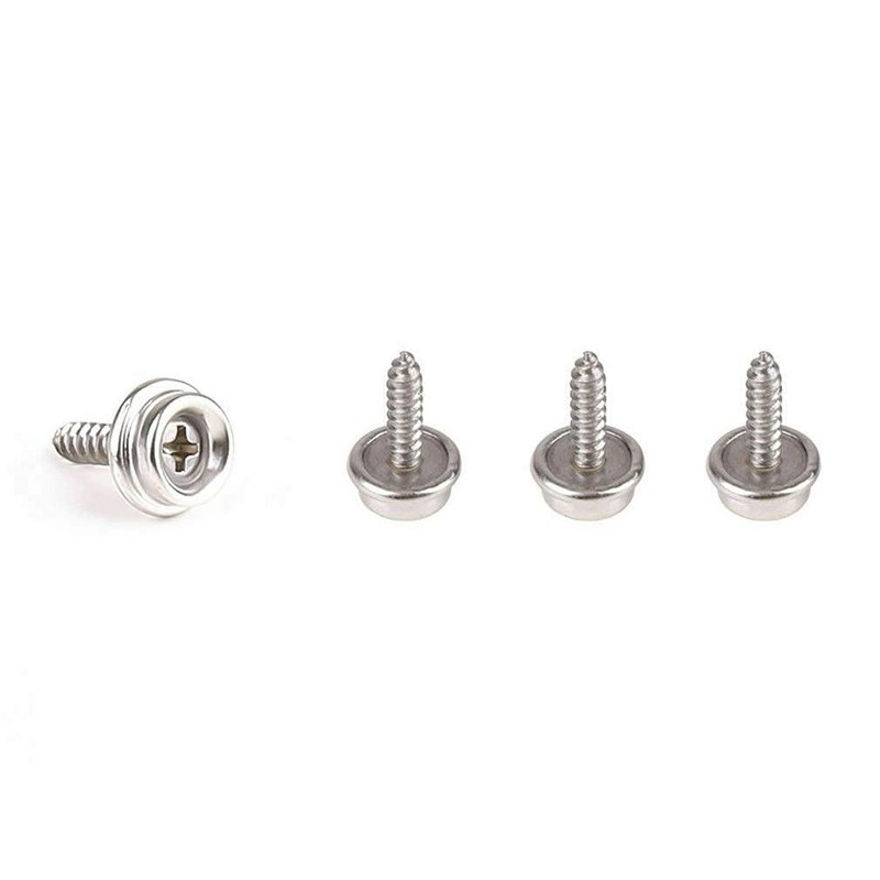 Trimming Shop 15mm Press Studs Screws Replacement Assorted Snap Fasteners