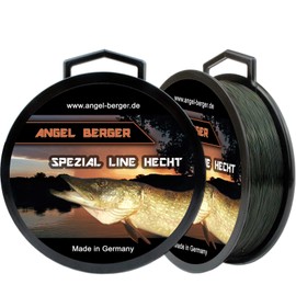 Angel-Berger Special Line Fishing Line Target Fishing Line Eel, Trout, Pike, Zander, Carp, Cod, White Fish (Pike, 0.35 mm / 11.40 kg)