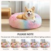 JOLLYVOGUE Small Calming Dog Bed, Anti-Anxiety Donut Cuddler Cat Bed