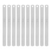 HARFINGTON 10pcs Mn Steel Feeler Gauge 0.1mm Thickness 150mm Length
