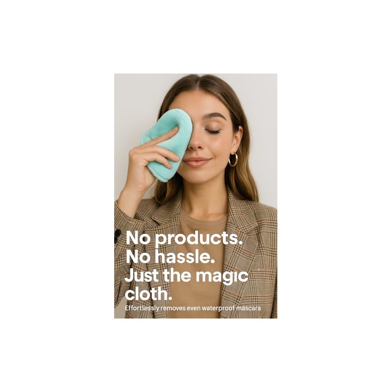 Wipe It Pretty – Reusable Makeup Remover Cloths – 4-Pack