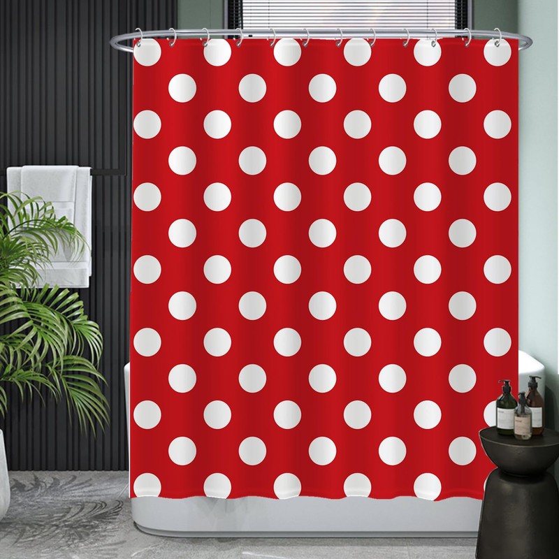 Ulticool Shower Curtain - Polka Dot Dots - 180 x