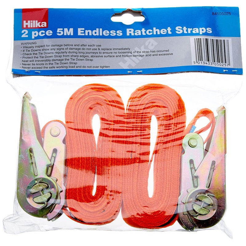 2PC Endless Ratchet Strap
