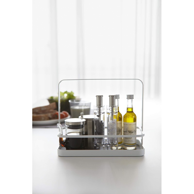Yamazaki Spice Rack, Alloy Steel, White, One Size