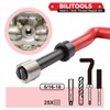 BILITOOLS 5/16-18 inch Thread Repair Kit, HSS Drill Helicoil Repair