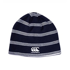 Canterbury Club Stripe Beanie, Navy