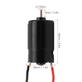 Brushed Motor 550 RC Car Brushed Motor 12T/21T/29T/35T Standard 550 Remote Control Vehicle Brushed Motor (21T 20000RPM 2.8A 1800g) Car Accessories