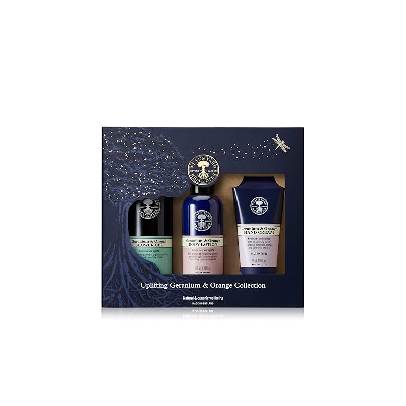 Neal's Yard Remedies Uplifting Geranium & Orange Gift Set, Set