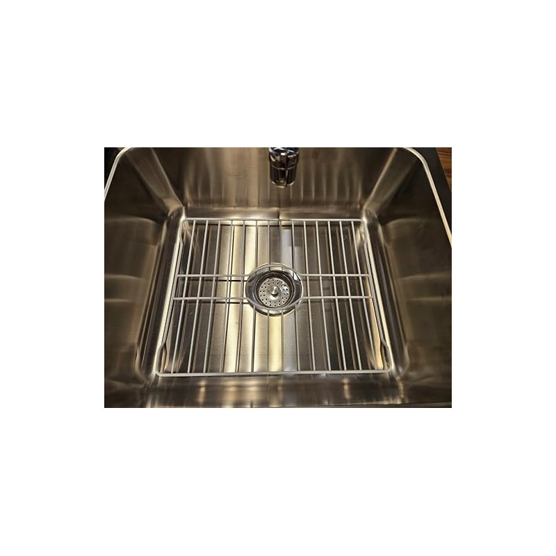 SOFINNI Sink Protectors for Kitchen Sink Bottom with White Coating