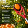 Fruit Picker Tool for Tree Harvesting – 3-Claw Handheld Collector