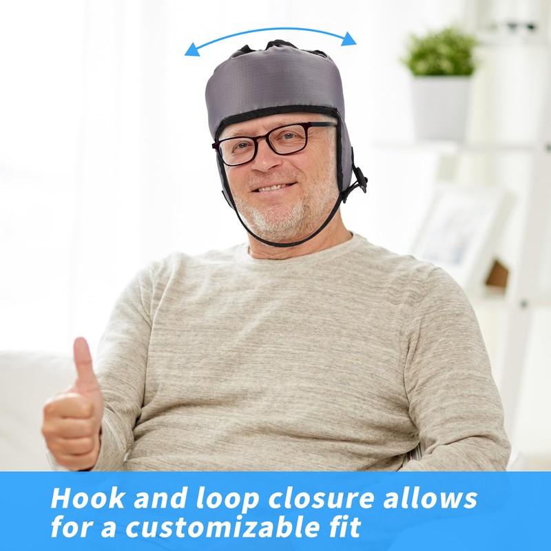 Natudeco Safety Cap, Anti-Fall Protective Helmet for Elderly, Head Protection,