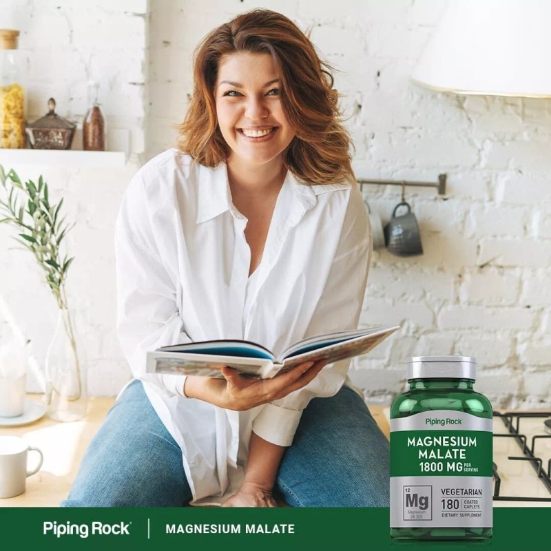 Magnesium Malate Malato De Magnesio 1800 Mg Apoya La Producción
