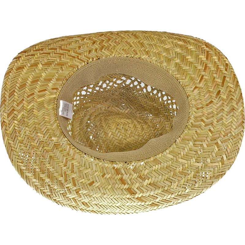 Harrys-Collection Men's Cowboy Hat Beige Natural - Beige - Natural