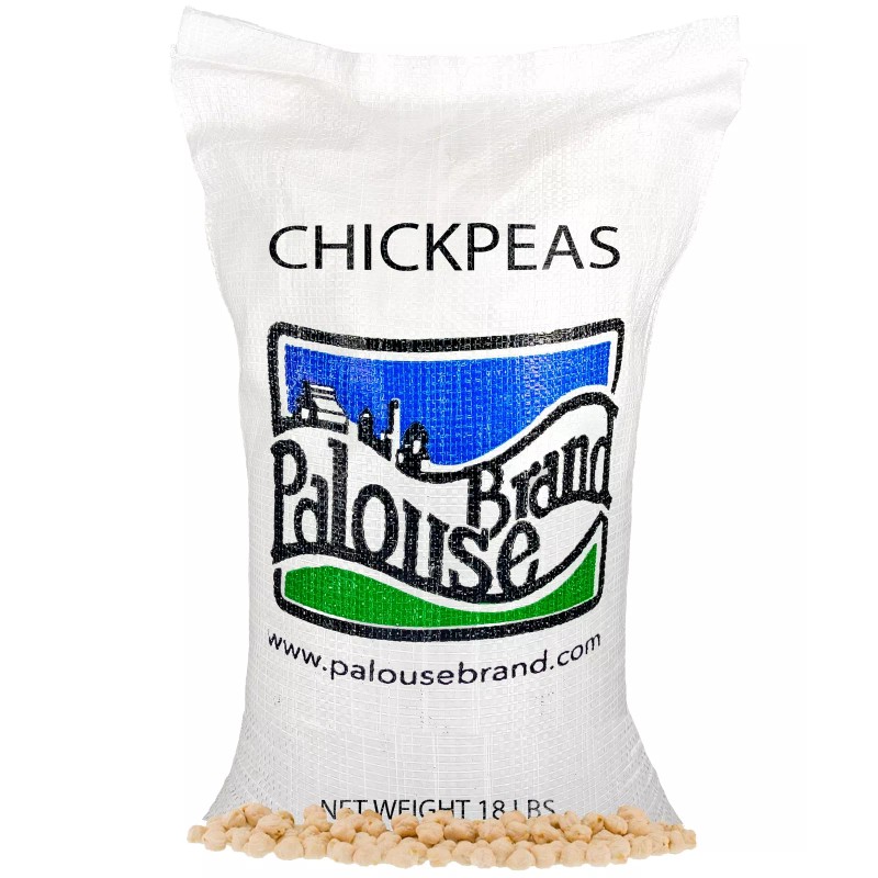 Palouse Brand Bulk Chickpeas Dry, 18 LBS
