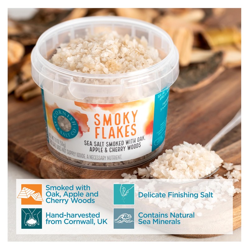 Cornish Sea Salt Smoky Flakes | Cooking & Hydration |