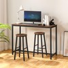 HOOBRO Bar Stools Set of 2, Counter Height Bar Stools,