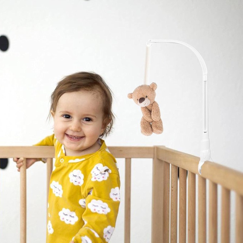 Mobile holder, mobile holder, changing table, playpen or baby bed,