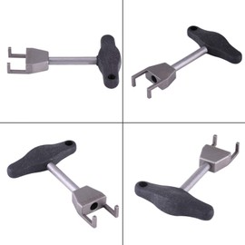 Acouto Extractor de bobina encendido con mango en T herramienta extracción extractor automático para automóvil bujías reparación universal automóviles para