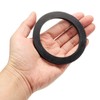 sourcing map 12 Pcs Solid Nitrile Rubber Flat Washer DN80