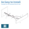 Aipsun 43.3in/40W Modern Black Vanity Light Fixtures LED Bathroom Wall