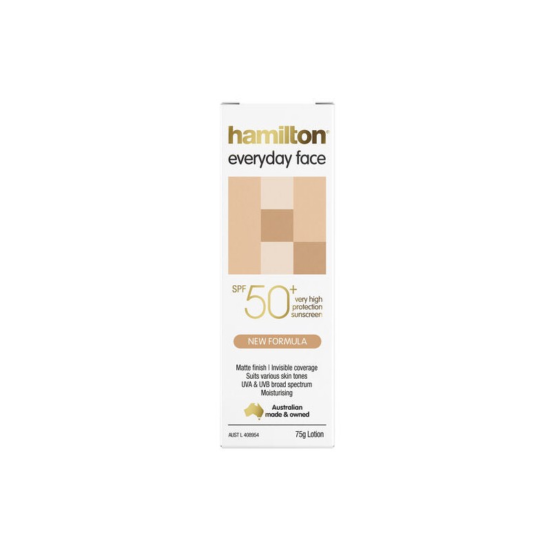 Hamilton Sun Everyday Face Cream SPF 50+ 75g