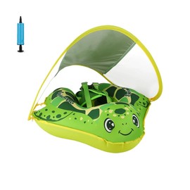 Float for Children, Baby Float, Foot Insert, Removable Sunshade, Swimming Aid, Sunscreen, For Bathing, Beach, Summer Goods, Outdoor Play, Travel, Summer Vacation, Outdoor, Heat Protection