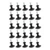 Kitchen Cabinet Knobs ，Cabinet Knobs, 25Pcs Black Cabinet Knobs, Durable