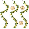 3 Pcs Finecheer 5ft Artificial Lemon Garland Spring Summer Fruit